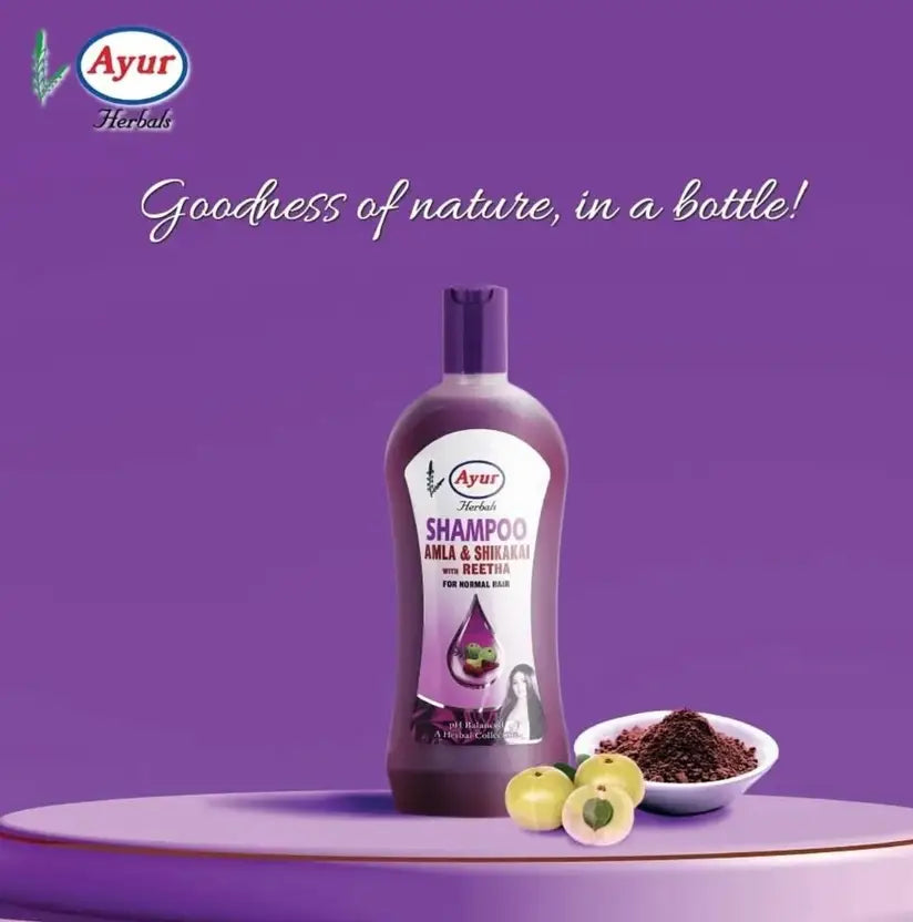 Ayur Herbals Amla Shikakai with Reetha Shampoo 1 kg