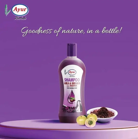 Ayur Herbals Amla Shikakai with Reetha Shampoo 1 kg