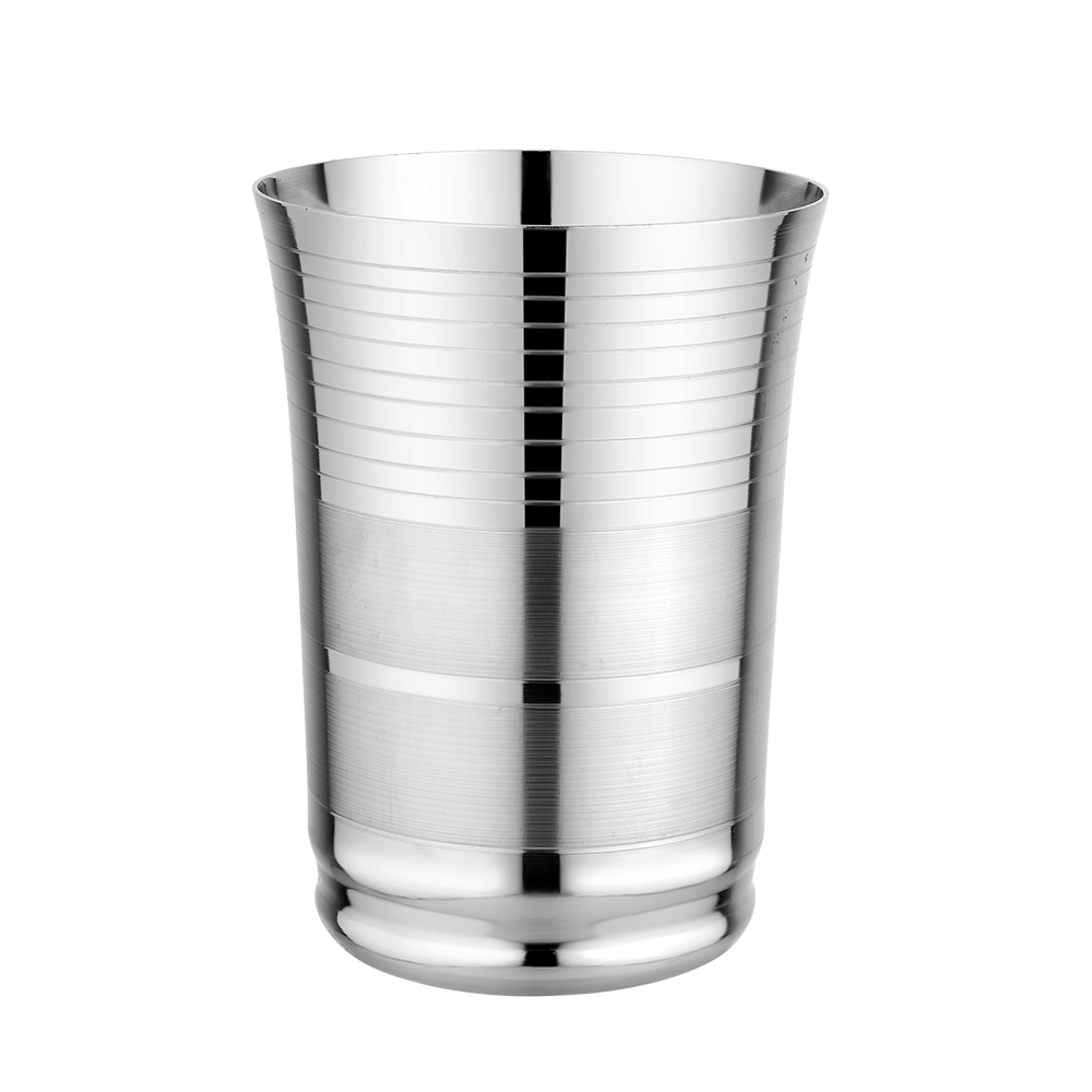 Riar Stainless Stee Pari Deeplinel Glass Set - 6 Pieces, 8 cm x 11.5 cm