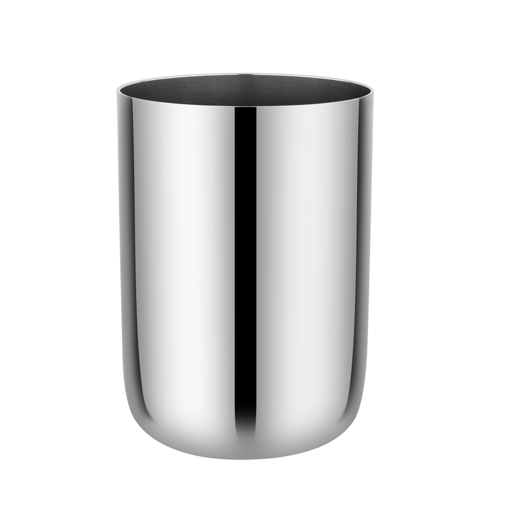 Riar Stainless Steel  Royal Plain Glass Set - 6 Pieces,7 cm x 9.5 cm