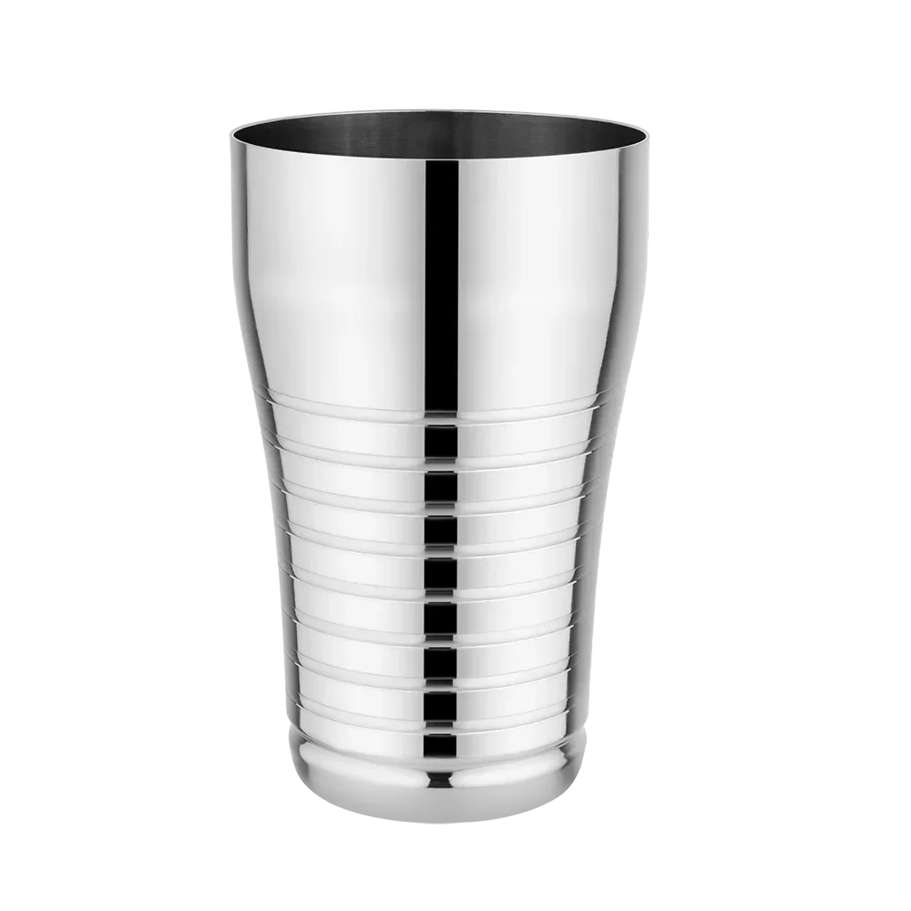 Riar  Stainless Steel  Lassi, ThumsUp RingerGlass Set - 6 Pieces, 9 cm x 14.5 cm