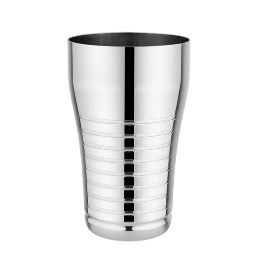 Riar  Stainless Steel  Lassi, ThumsUp RingerGlass Set - 6 Pieces, 9 cm x 14.5 cm