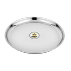 Riar Stainless Steel Khomcha NP BDN Dinner Plate - Modern Round Design, 20 cm