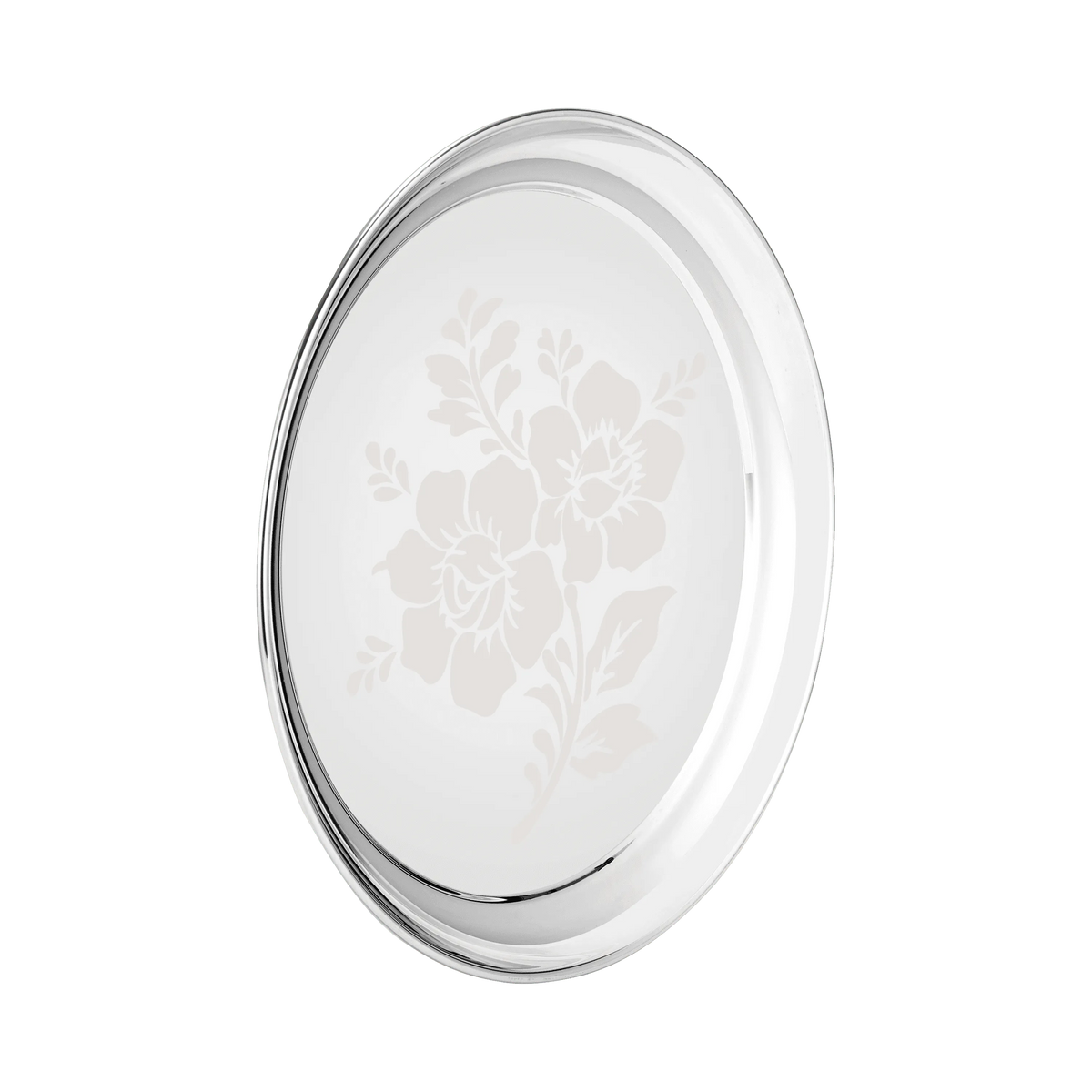 Riar Stainless Steel Khomcha NP BDN Dinner Plate - Modern Round Design, 20 cm