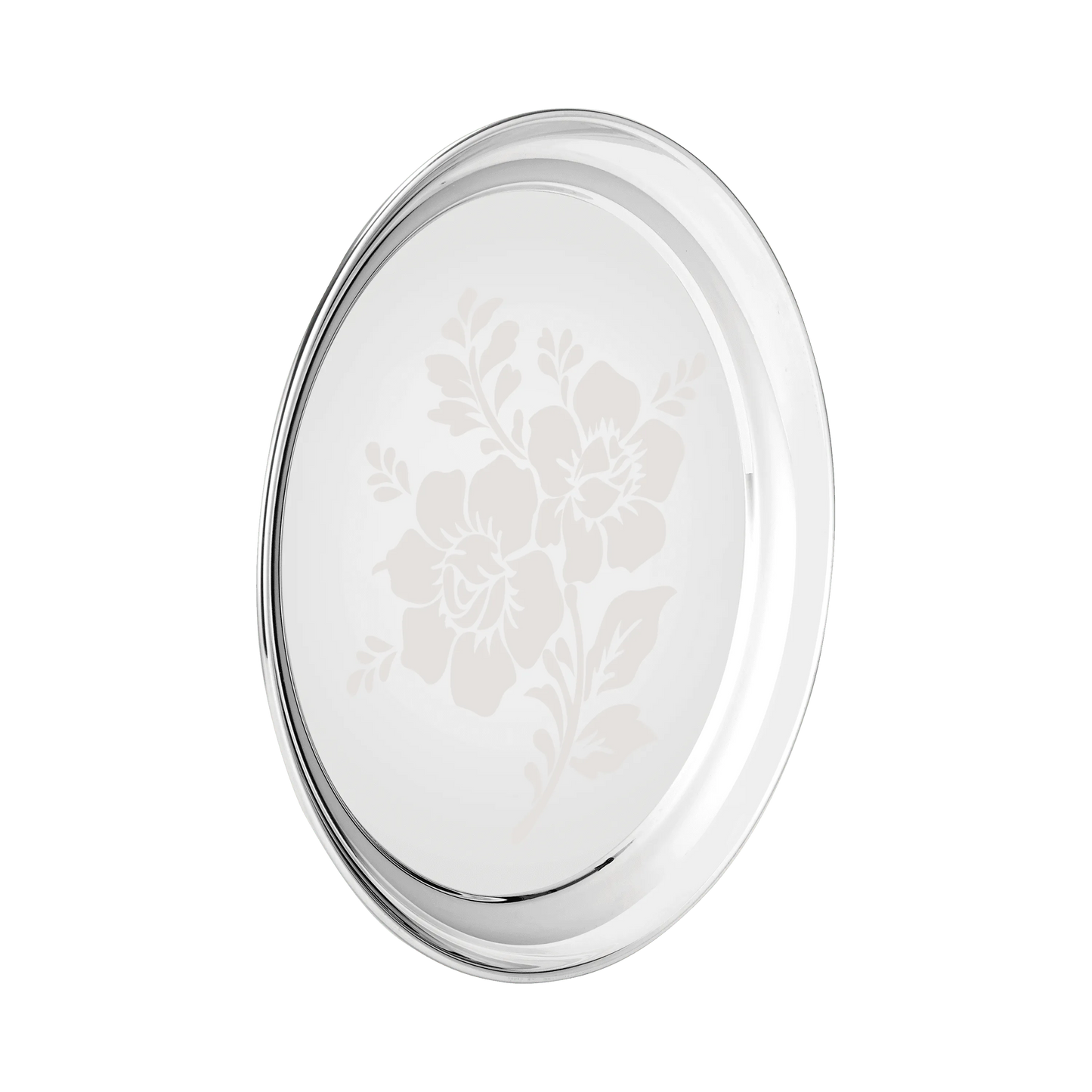 Riar Stainless Steel Khomcha NP BDN Dinner Plate - Modern Round Design, 20 cm