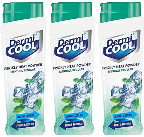Dermi Cool Prickly Heat Powder 150 g | Cooling Relief from Heat, Sweat & Skin Irritation