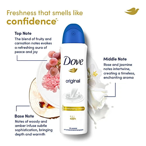 DOVE DEO SPRAY - 200 ML -CLASSIC FRESH