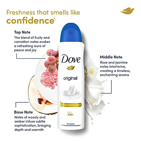 DOVE DEO SPRAY - 200 ML -CLASSIC FRESH