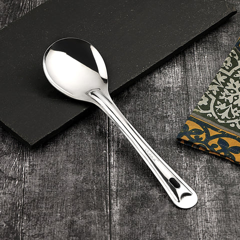 Riar Stainless Steel Round Spoon – Sturdy & Functional