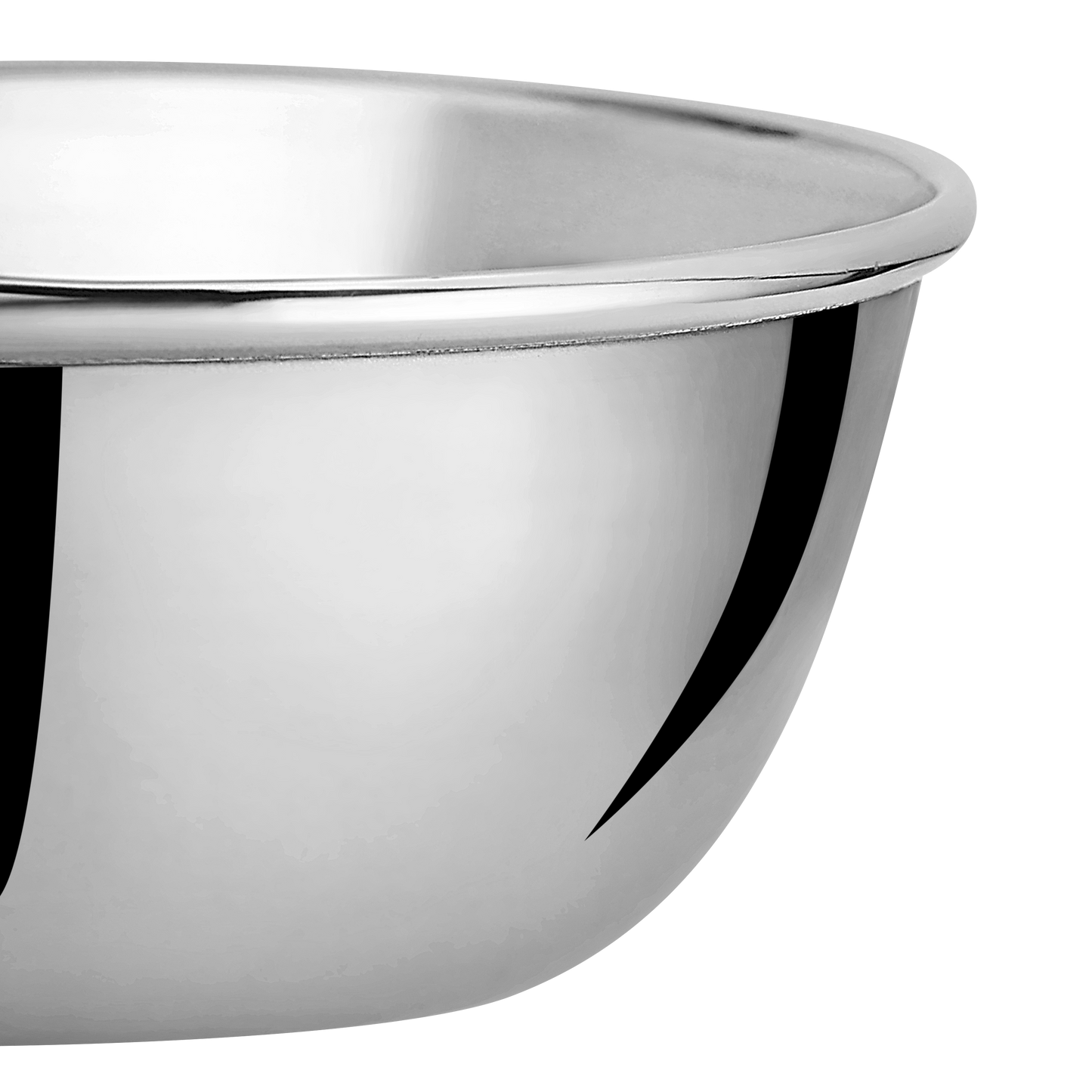 Riar Vinod Stainless Steel Plain Bowl (Katori) - 4 Inches, Plain Silver Finish