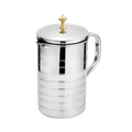 Riar Copper Jug Steel Platinum - 1.5 LTR