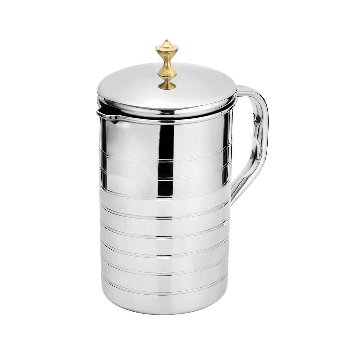 Riar Copper Jug Steel Platinum - 1.5 LTR