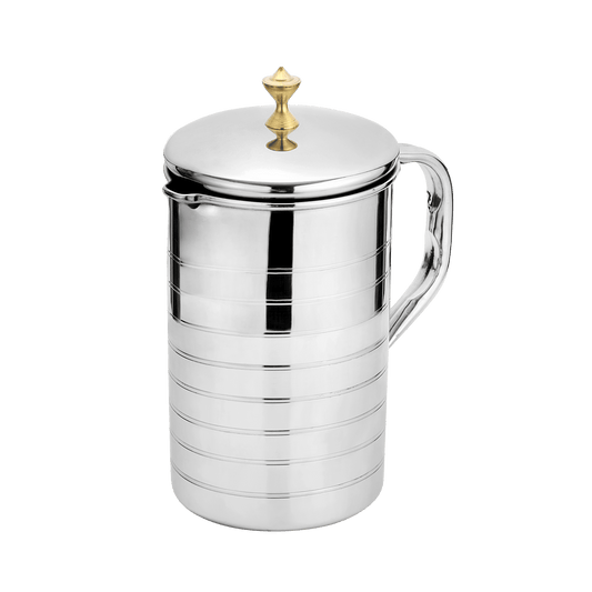 Riar Copper Jug Steel Platinum - 1.5 LTR