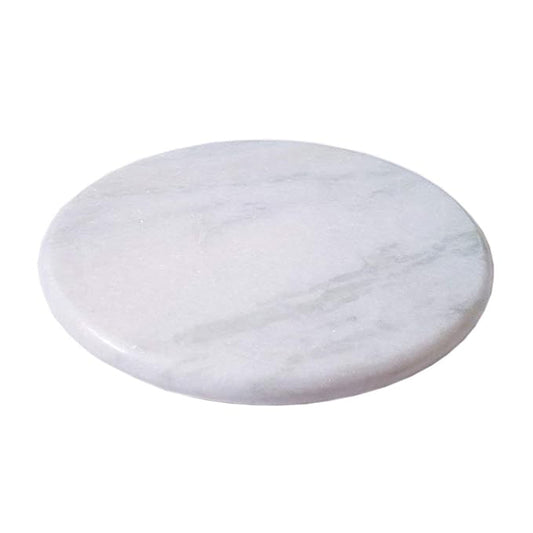 Riar Marble Chakla Heavy – Modern Style, White/Green Marble, 10-Inch