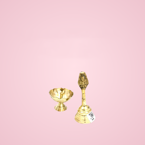 Bell and Diya Combo