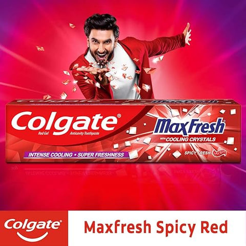 Colgate Max Fresh Red Gel Toothpaste (Pack of 3 )
