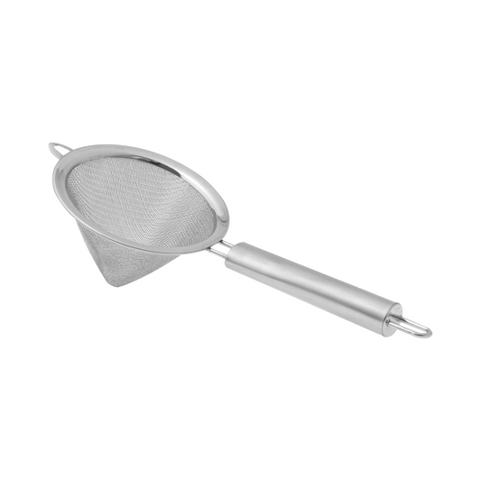 Elephant Stainless Steel Tea Time Conical Tea Strainer, Modern Silver Design – 7.5 cm