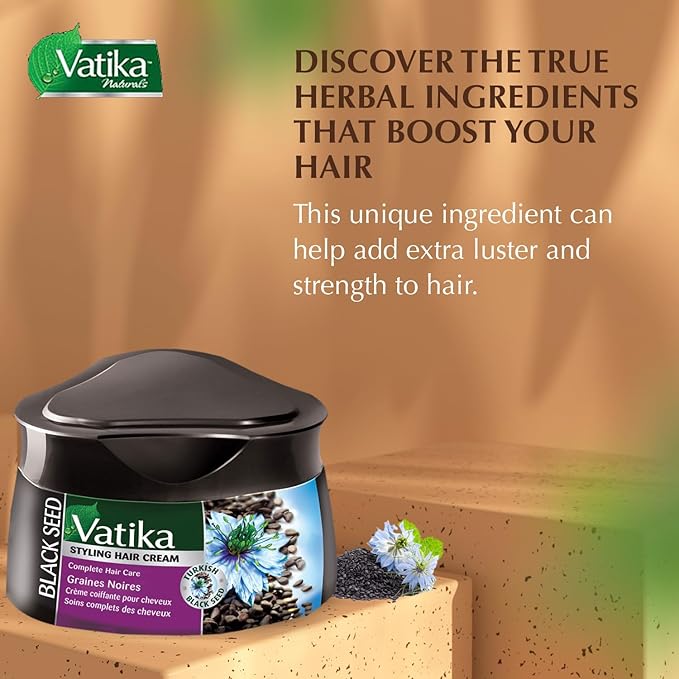 Vatika Black Seed Styling Hair Cream (140ml)