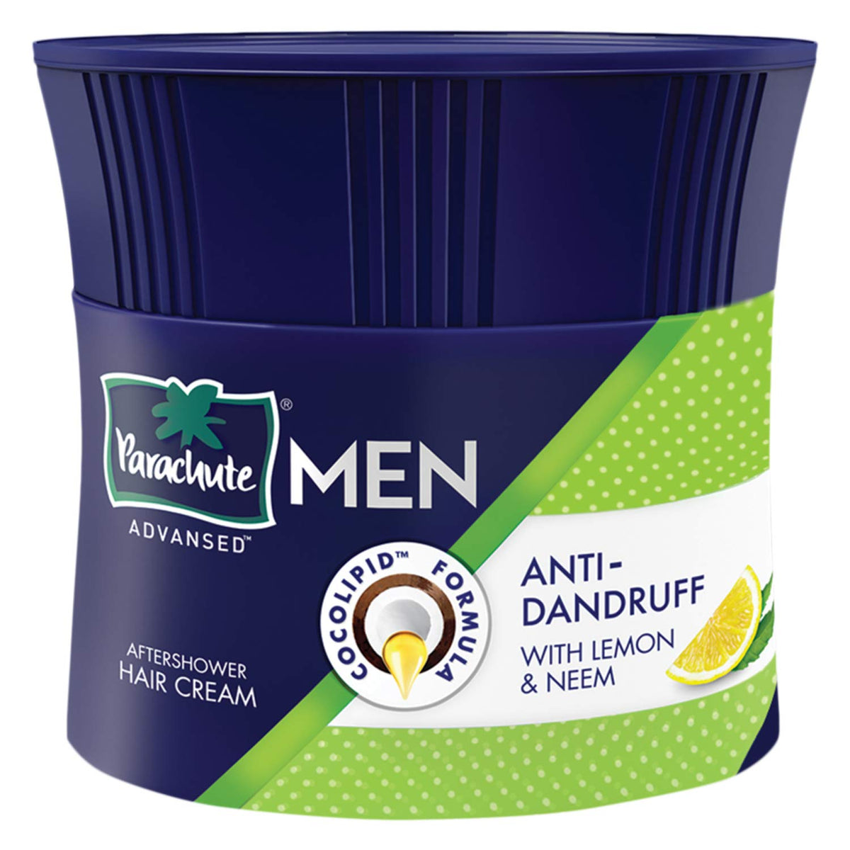Parachute Advansed Men Aftershower Hair Cream Anti-Dandruff with Lemon & Neem (100gm Each) Pack of 2