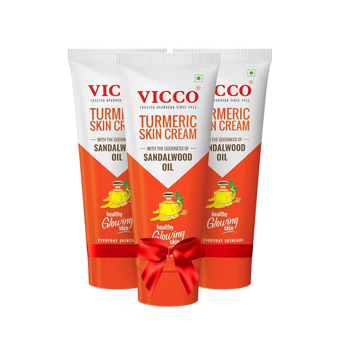 Vicco Turmeric Cream 70g – Glow Naturally with Turmeric & Sandalwood