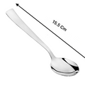 Riar Stainless Steel Baby Spoon – Sleek Silver Finish 12 pic set