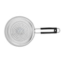 Riar Aluminium Frypan with Induction Base & Steel Polish - 18.5 cm, Silver Finish, with Steel Wire Handle