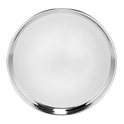 Riar Stainless Steel Khomcha Sada Dinner Plate - Modern Round Design, 26 cm
