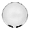 Riar Stainless Steel Khomcha Sada Dinner Plate - Modern Round Design, 26 cm