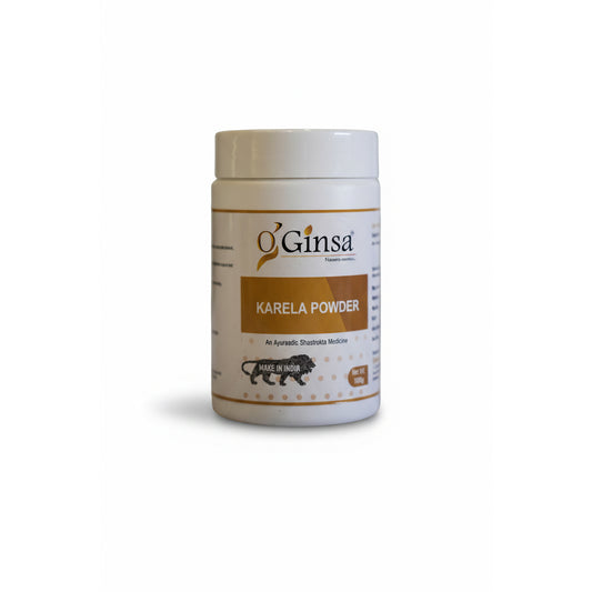 Ginsa Karela Powder 100g | Pure Ayurvedic Bitter Gourd Powder for Digestion, Detox & Wellness