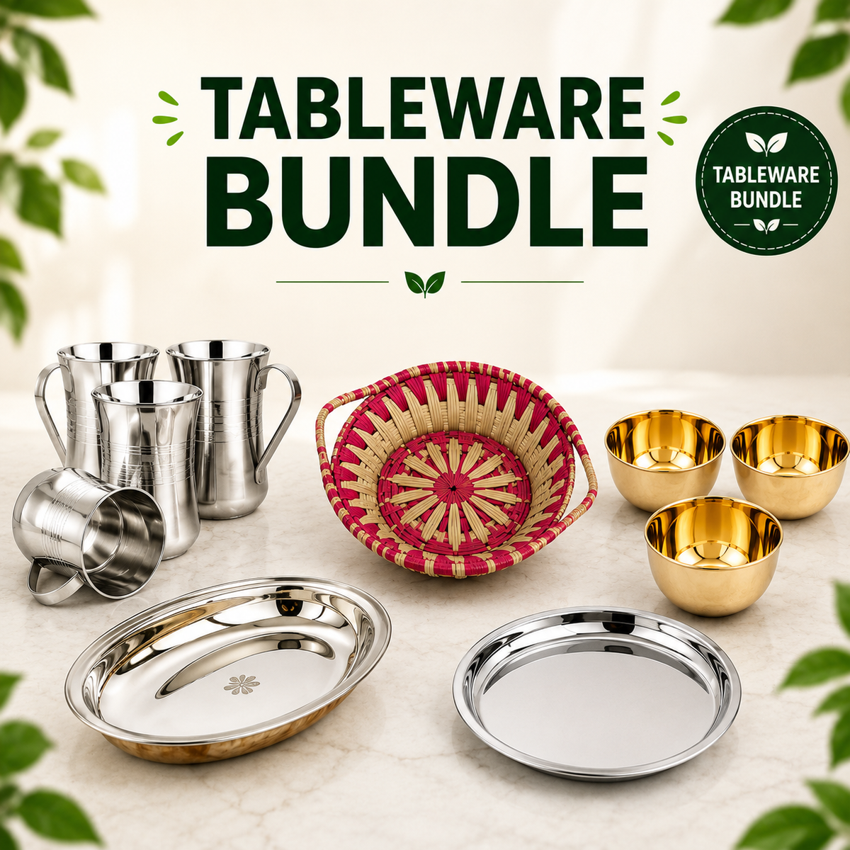 Tableware Bundle - Premium Dining & Serving Essentials Set