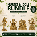 Murtis & Idols Bundle - Premium Brass Spiritual Collection