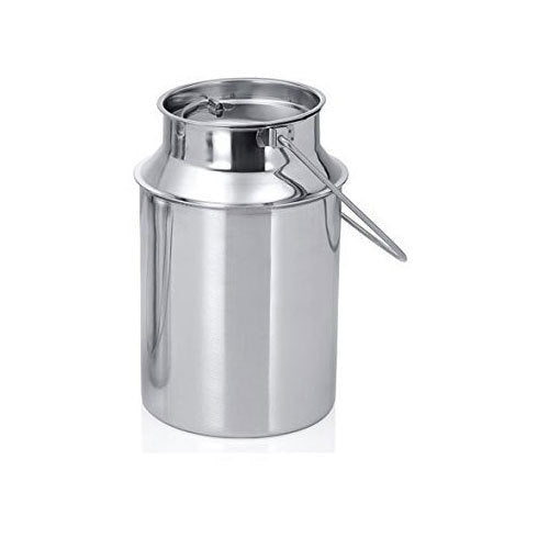 Riar Stainless Steel Milk Can, Oil Burni, Ghee Wadi Milk Kettle 4 Litre