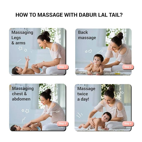 Dabur Lal Tail – Ayurvedic Baby Massage Oil for Bone, Muscle & Skin Health 200ml