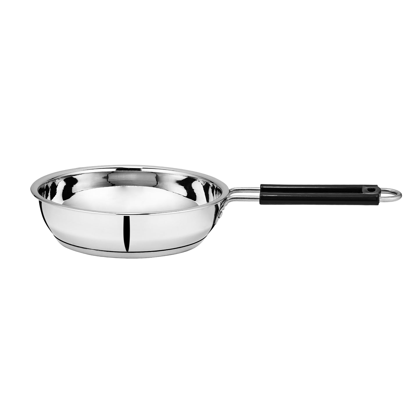 Riar Stainless Steel Frypan Induction Base Steel Wire Handle