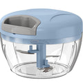 Riar Turbo Plastic Chopper with 4-Blade System - Modern Design (600 ml)