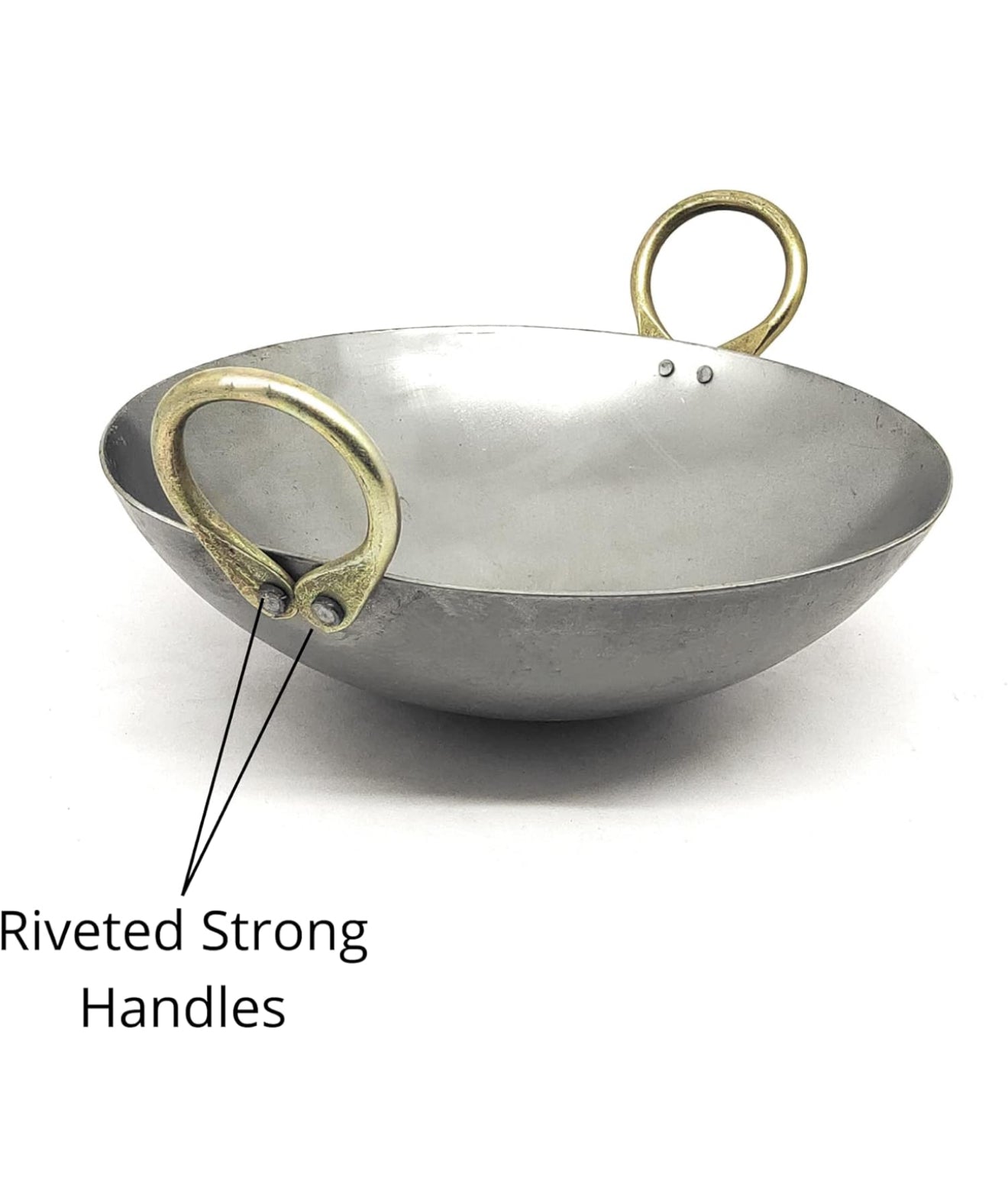 Riar Iron Kadhai Round Bottom – Modern Round Cooking Kadhai