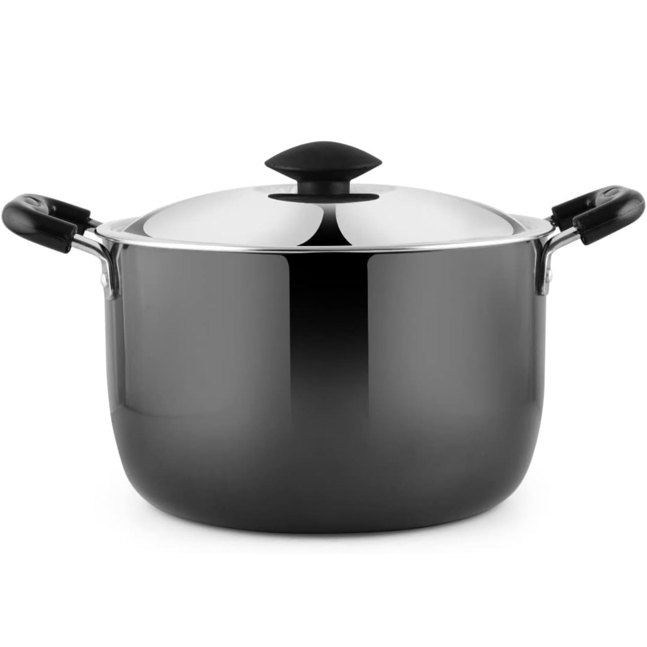 India Gold Aluminium Stewpan Hard Anodised Induction Base With Lid