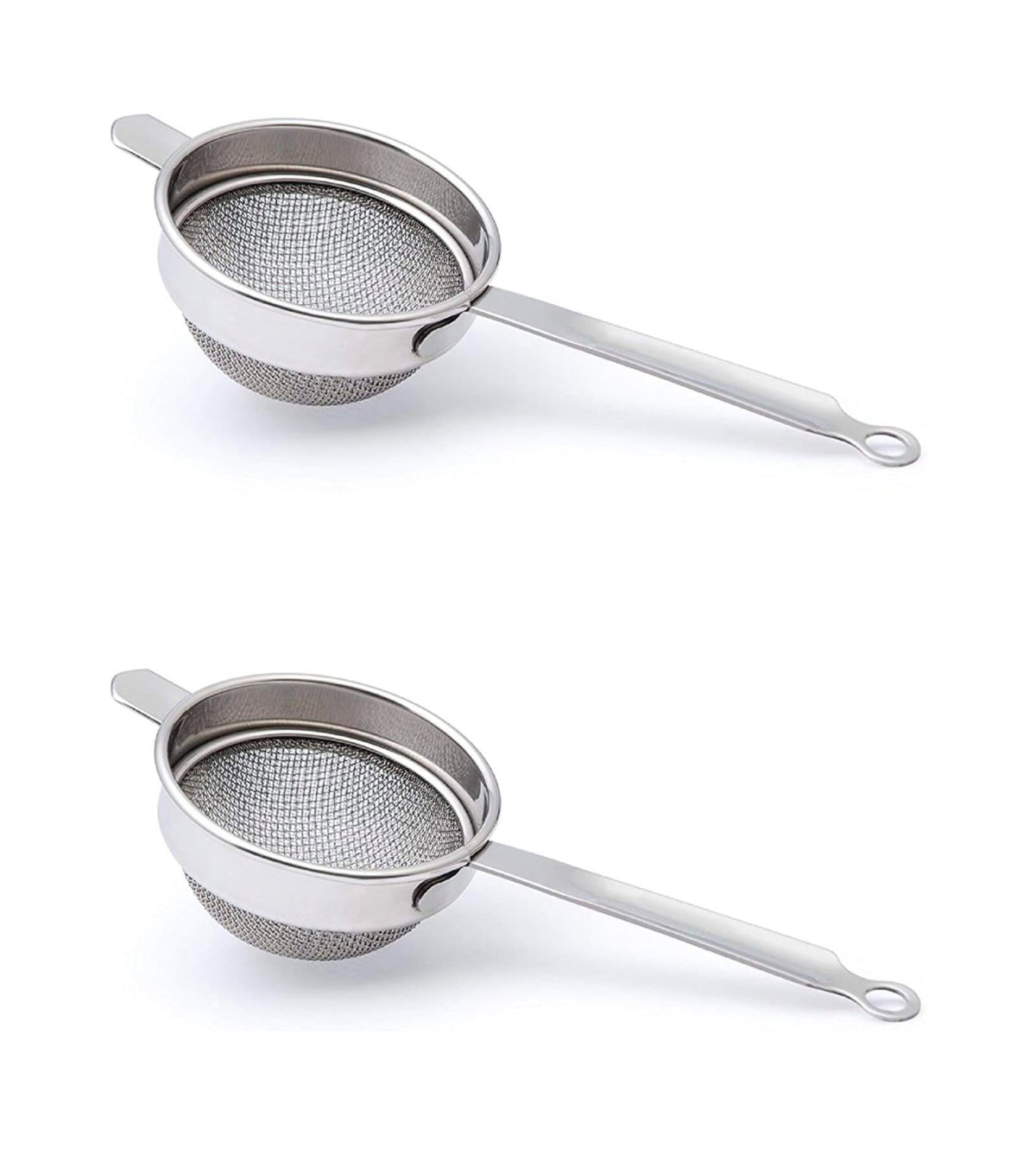 Elephant Stainless Steel Inox Tea Strainer, Modern Silver Design – 7 cm