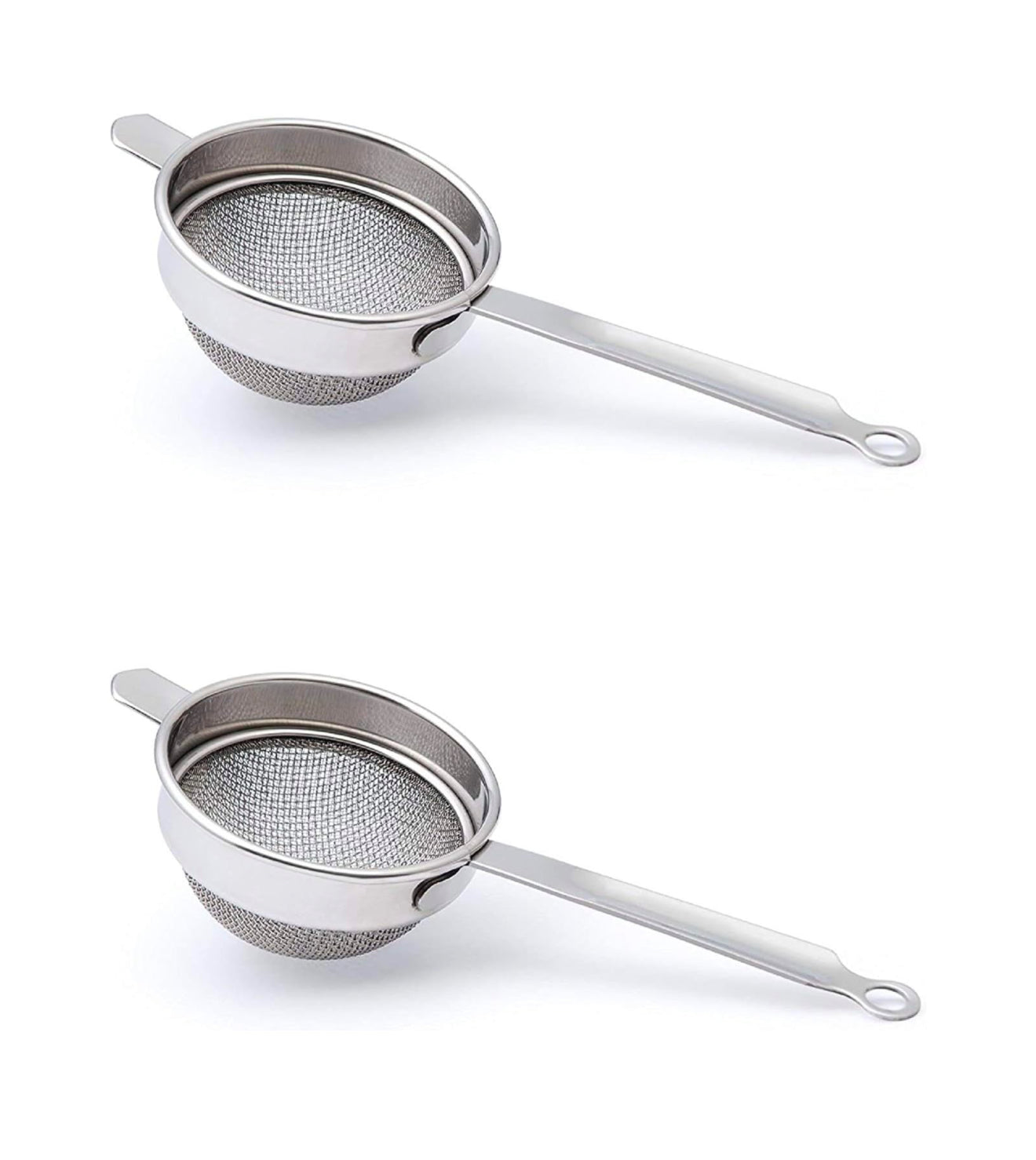 Elephant Stainless Steel Inox Tea Strainer, Modern Silver Design – 7 cm