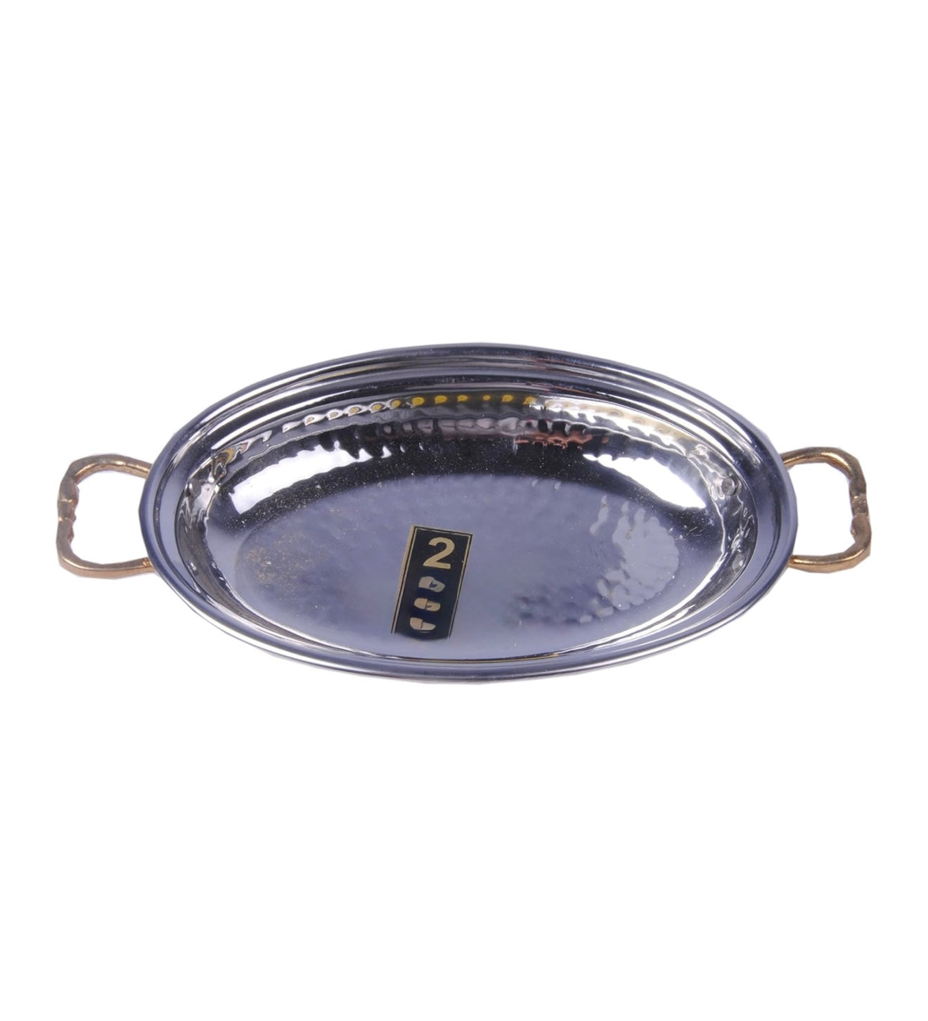 Riar Serving Oval Dish Copper Steel – Stylish & Functional
