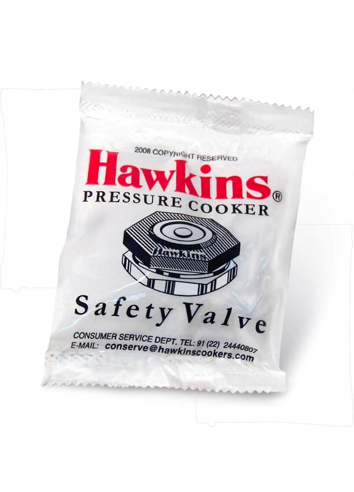 Hawkins Aluminium Safety Valve SV1 – Reliable Pressure Cooker Safety