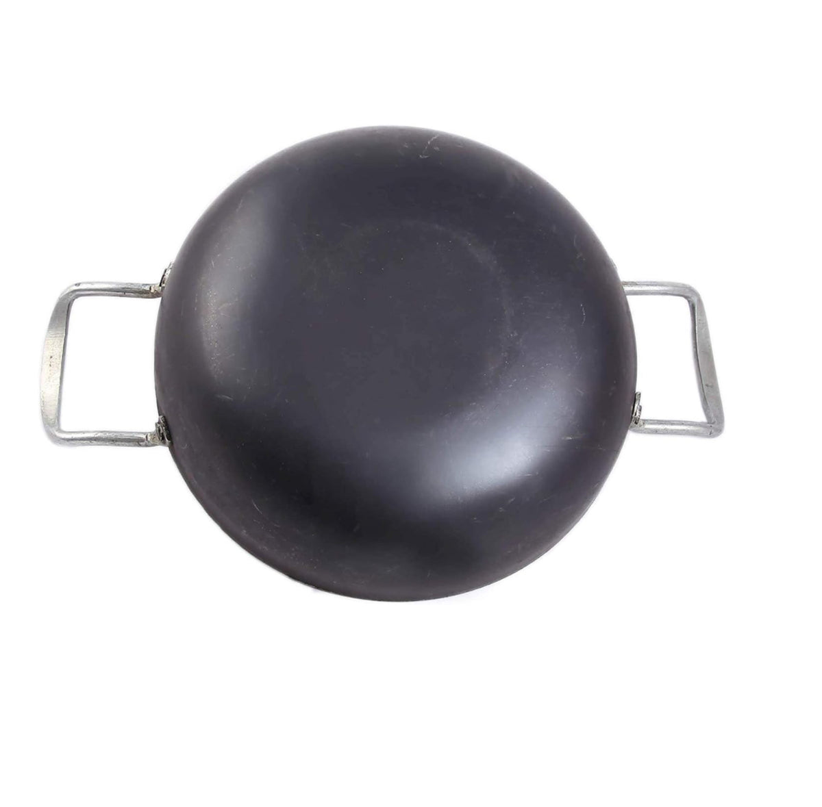 Riar Iron Kadhai Flat Bottom – Modern Round Cooking Kadhai