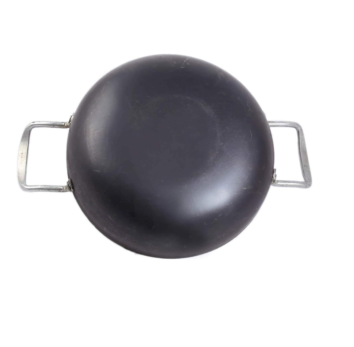 Riar Iron Kadhai Flat Bottom – Modern Round Cooking Kadhai