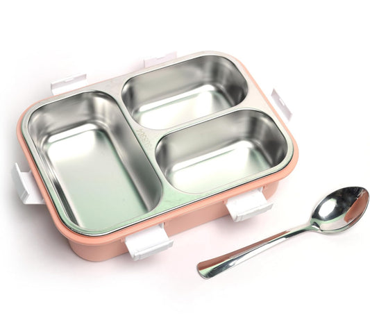 Uniq Plastic Lunch Box Brunch- 3 Cont. Leakproof