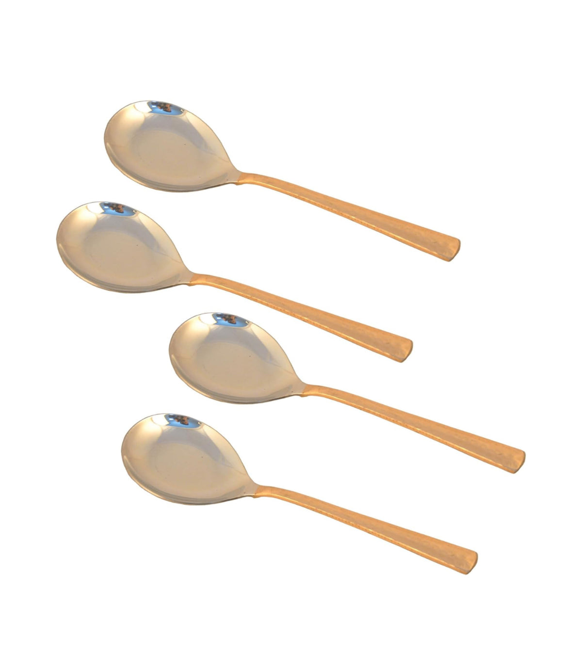 Stainless Steel Serving Spoon – Copper Steel, Modern Design 12pic set