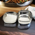 Amarjyoti Stainless Steel Dhaniya Dabbi Set for Coriander Seeds and Spices Storage