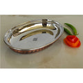 Riar Serving Oval Dish Copper Steel – Stylish & Functional