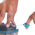 Riar Turbo Plastic Chopper with 4-Blade System - Modern Design (600 ml)