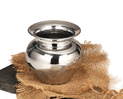 RIAR Stainless Steel Lota, Plain - Medium