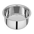 RIAR Stainless Steel Top / Patila Flat Bottom 22g Silver Touch  With Lid